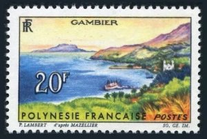 Fr Polynesia 215,MNH.Michel 42. Views 1964. Mangareva, Gambier islands.