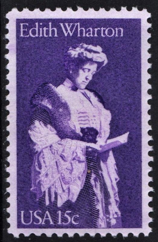 SC#1832 15¢ Edith Wharton Single (1980) MNH