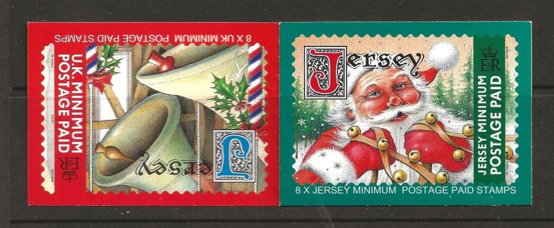 GB - Jersey Sc 1012f NH Booklet of 2001 - Christmas