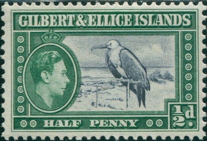 Gilbert & Ellice Islands 1939 SG43 ½d Great Frigate Bird KGVI MNH           