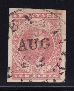 CSA 5 XF used neat cancel with nice color cv $ 500 ! see pic !