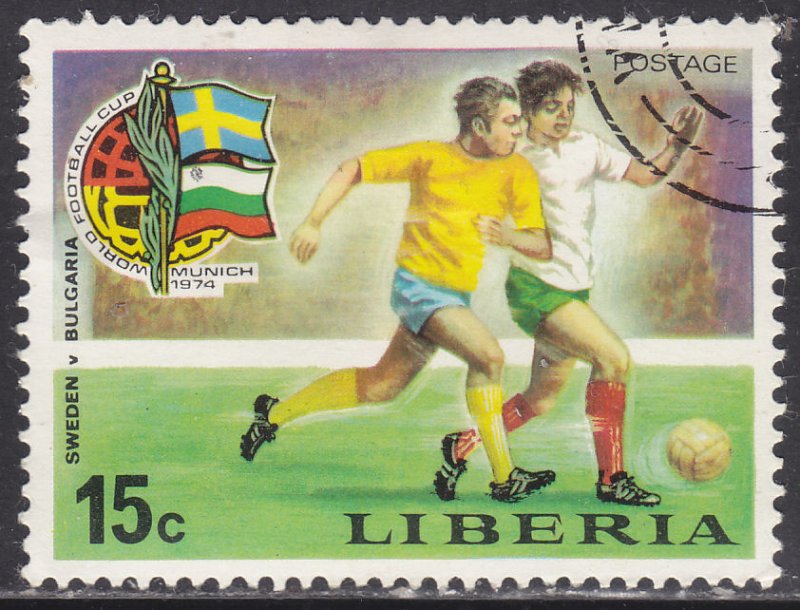 Liberia 680 World Cup Soccer 1974
