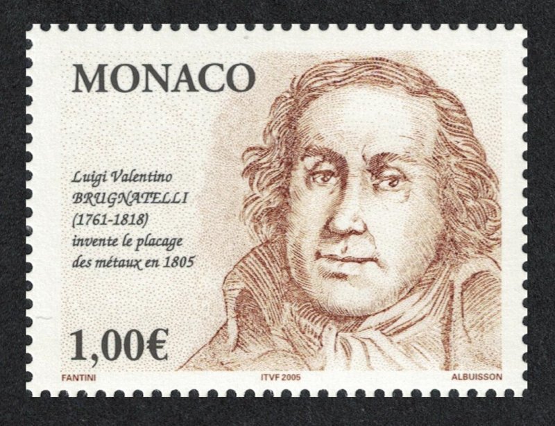 Monaco Luigi Brugnatelli Electroplating 2004 MNH SG#2684 MI#2727