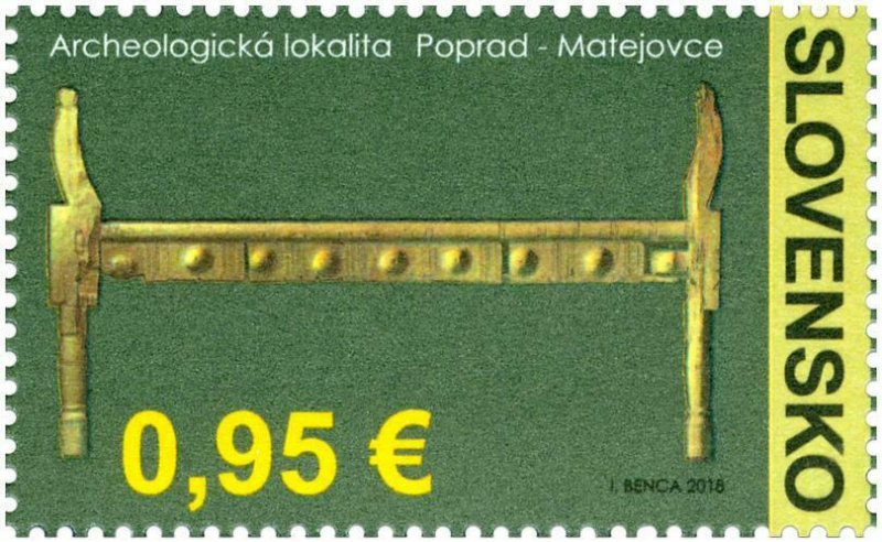 SLOVAKIA / 2018, Beauties of Our Homeland: The Archaeological Area, MNH 