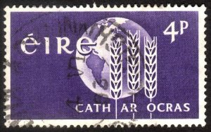 1963, Ireland 4p, Used, Sc 186