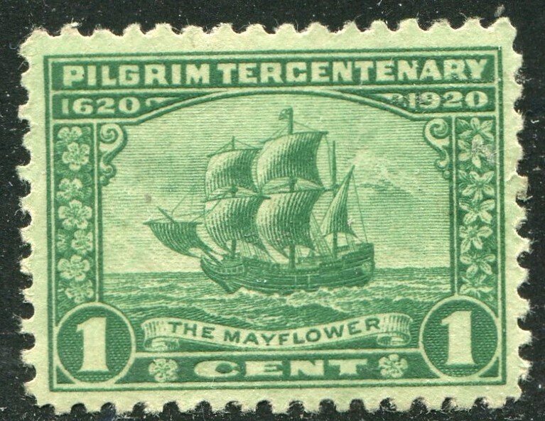 548 1c Pilgrim, Mint LH OG VF