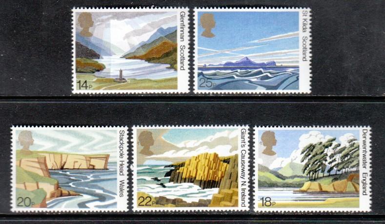 Great Britain Landscapes 945-9 MNH F- VF