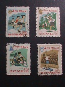 ​KOREA- 1963 SC# 460-3  VERY OLD STAMP SET- YOUTH DAY RARE CTO-VERY FINE