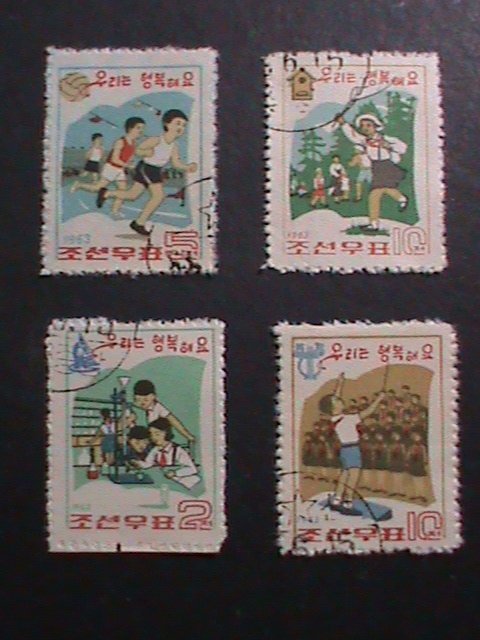 ​KOREA- 1963 SC# 460-3  VERY OLD STAMP SET- YOUTH DAY RARE CTO-VERY FINE