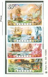 Barbuda #209-212  Single (Complete Set)