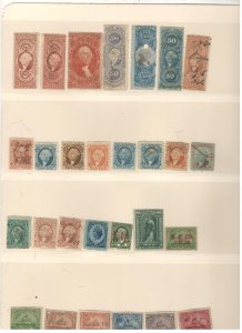 US REVENUE STAMP COLLECTION