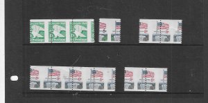 US MIS PERF COLLECTION ALL MINT