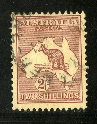 AUSTRALIA 125 USED SCV $2.75  BIN $1.25 KANGAROO