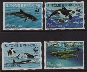 St. Thomas & Prince Islands 1992 Sc 1051-1054 WWF set MNH