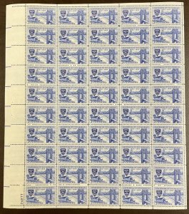 1012 Civil Engineer Society Centennial 3 c MNH Sheet of 50  FV $1.50  1952