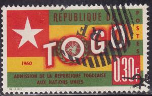 Togo 386  Togo's Admition to the UN 1961