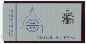 VATICAN CITY 1984 COMPLETE YEAR SET STAMPS MINT NH & BOOKLET ON WHITE ACE  PAGES