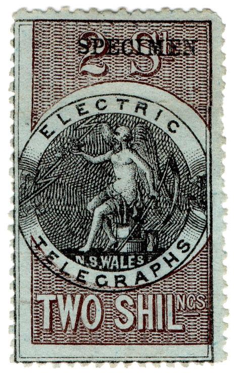 (I.B-CK) Australia Telegraphs : NSW Electric Telegraphs 2/-