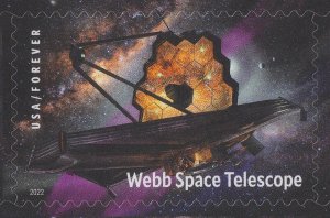 US 5720 James Webb Space Telescope forever single (1 stamp) MNH 2022 