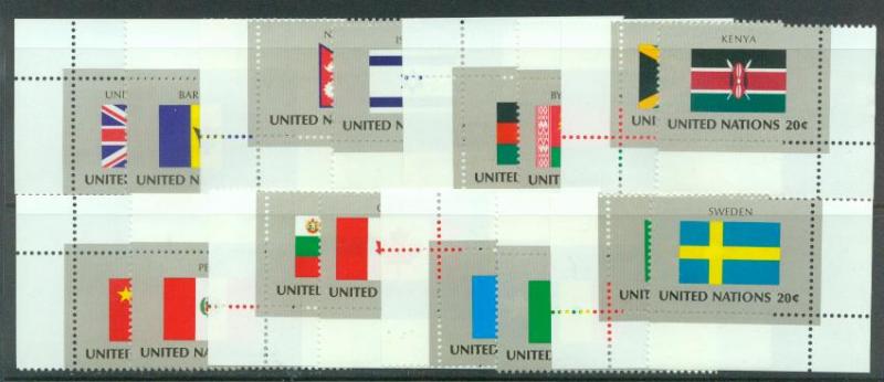 U.N. New York Scott 399-414 VF MNH