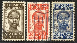 Portugal #558-60, Used.