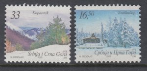 Serbia 282-283 MNH VF