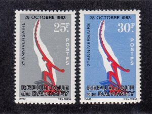 Dahomey Scott #209-210 MH