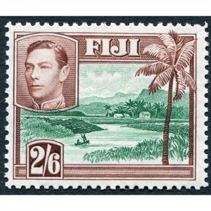 Fiji 1938 2s 6d green & brown SG265 unused