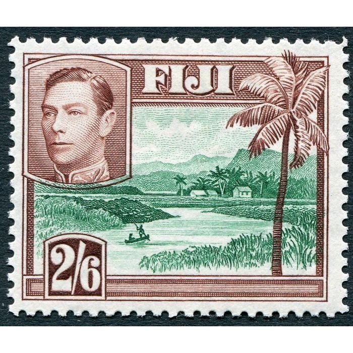 Fiji 1938 2s 6d green & brown SG265 unused