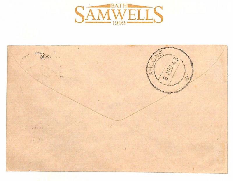 MS4033 1943 WW2 BURMA Yandoon JAPANESE Occupation Cover 