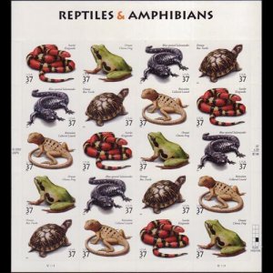 U.S.A. 2003 - Scott# 3818A Sheet-Reptiles NH