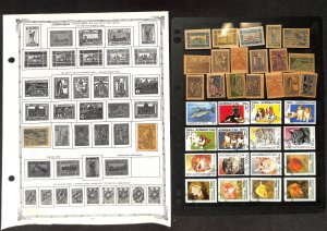 Azerbaijan Stamp Collection on 4 Regent & Stock Pages, 1919-1996 (BC)