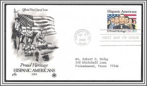 US #2103 Hispanic Americans FDC
