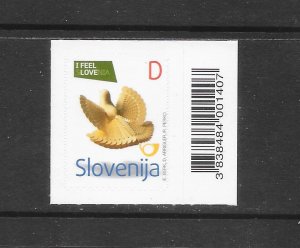 BIRDS - SLOVENIA #841   MNH