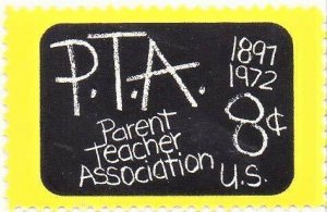 1972 PTA Blackboard Single 8c Postage Stamp - Sc# 1463 - MNH,OG ct32