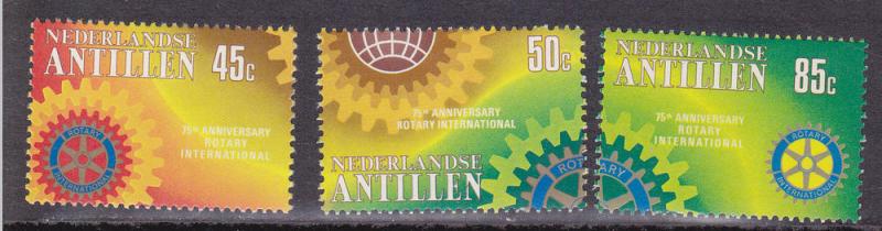 Netherlands Antilles # 449-451, Mint Light Hinged