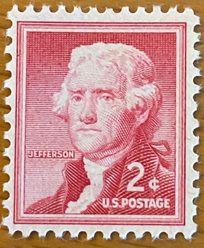 US #1033 MNH Single Thomas Jefferson SCV $.25 L23