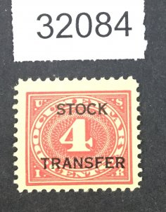 US STAMPS #RD3 MINT OG NH LOT #32084