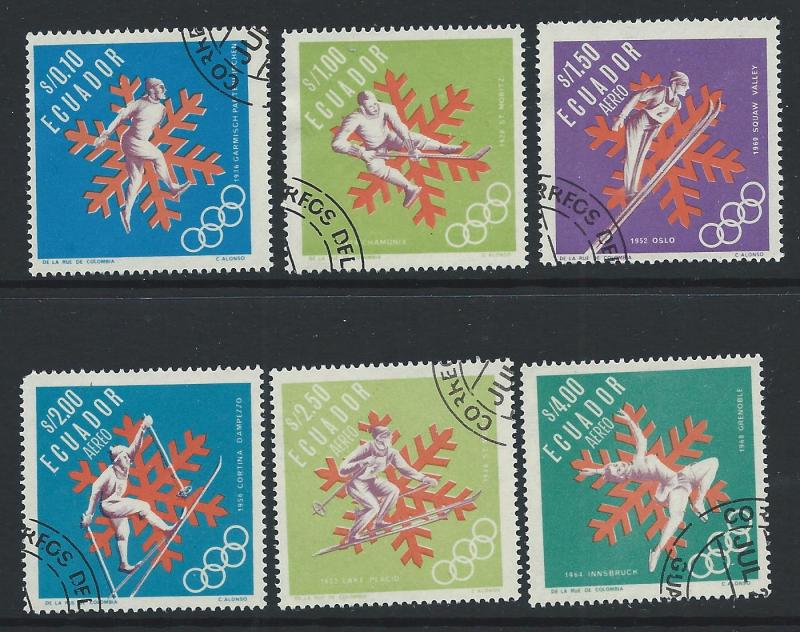 ECUADOR SC# 755-55E F-VF U 1966