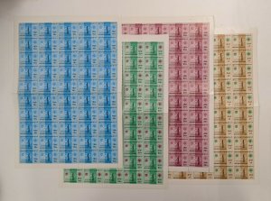 Burma 1983 - World Communications Year - 4v Sheets of 50 - Scott 285-88 - MNH