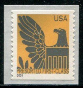 3797d US (25c) Presorted Eagle SA coil, MNH sgl dated 2005