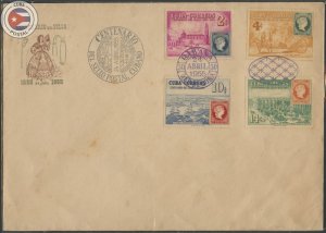 Cuba 1955 Scott 539-542 | First Day Cover | CU19727