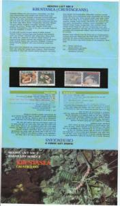 Malaysia 1989 Sc 392a,4a Marine Life Presentation Pack