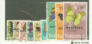 Tanzania #O17-O25 Used