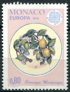 Monaco Sc#1023 MNH, 80c sal & multi, Europa (C.E.P.T.) 1976 - Handicrafts (1976)