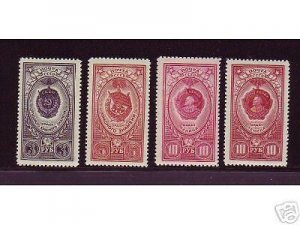 Russia Sc 1652-1654a MNH. 1952-57, 4 diff Medals