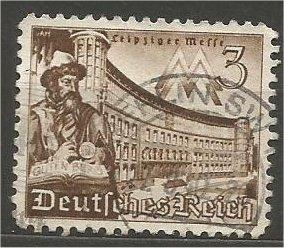 GERMANY, 1940, used 3pf, Leipzig Fair. Scott 494