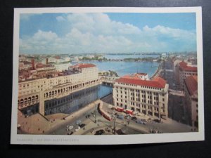 10724 Postcard Postcard HAMBURG THE THREE ALSTER BASINS-