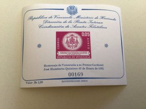 Republic De Venezuela 1961 mint never hinged stamps sheet Ref R49077