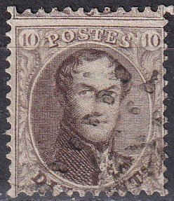 Belgium #14 F-VF  Used  CV $3.75 (Z6402)